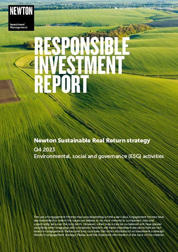 RI report Sustainable real return